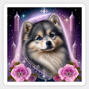 Modest Finnish Lapphund Sticker